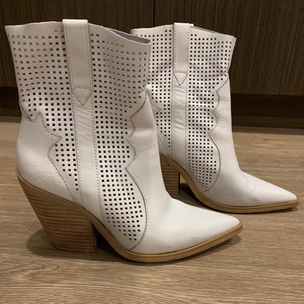 White cowboy boots